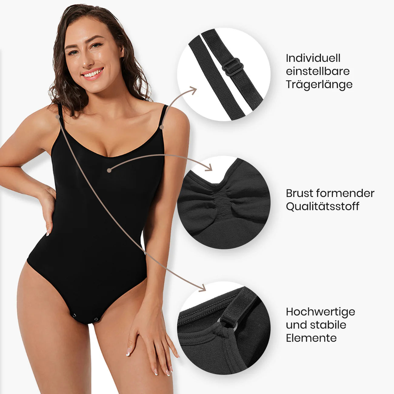 Bodysuit Sculpting Shapewear mit Slip